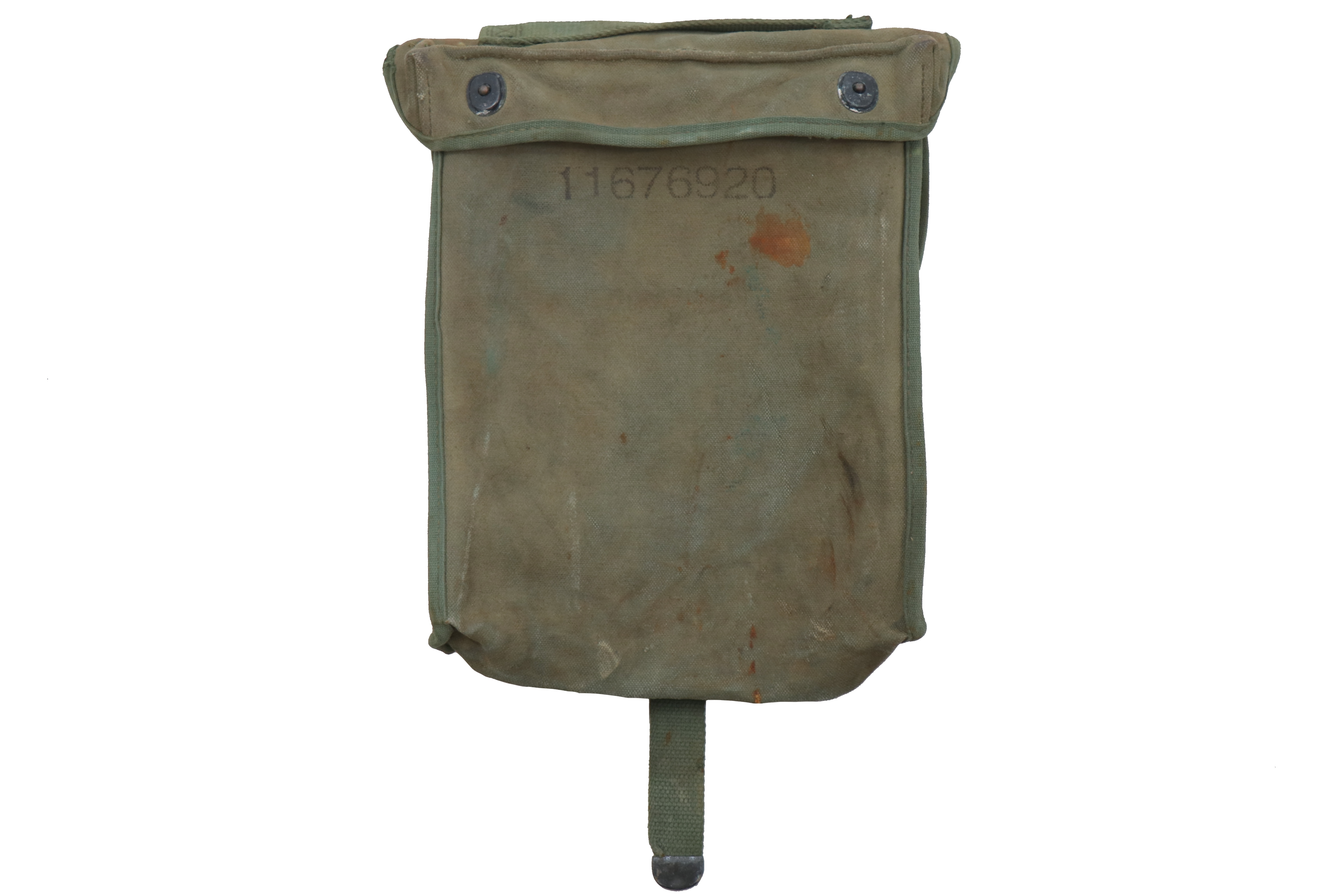 US Military Canvas Pamphlet Bag For Vehicle