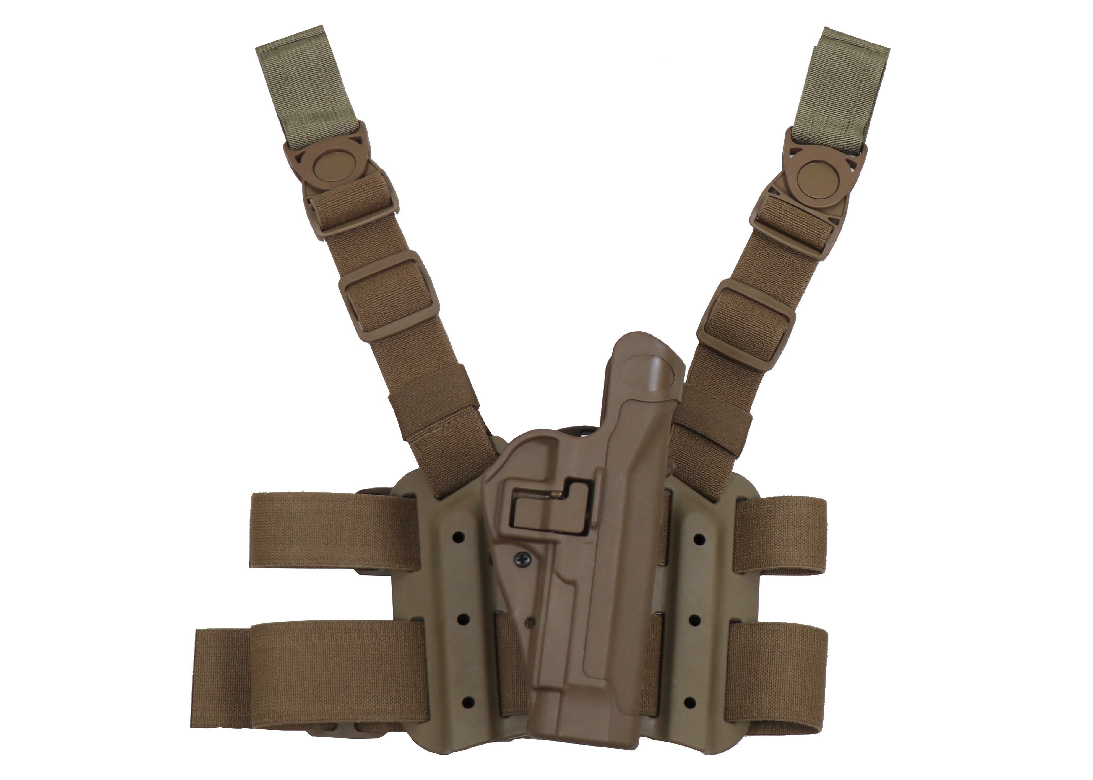 US Marine Corps Coyote Brown Blackhawk Improved Modular Tactical Drop Leg Holster