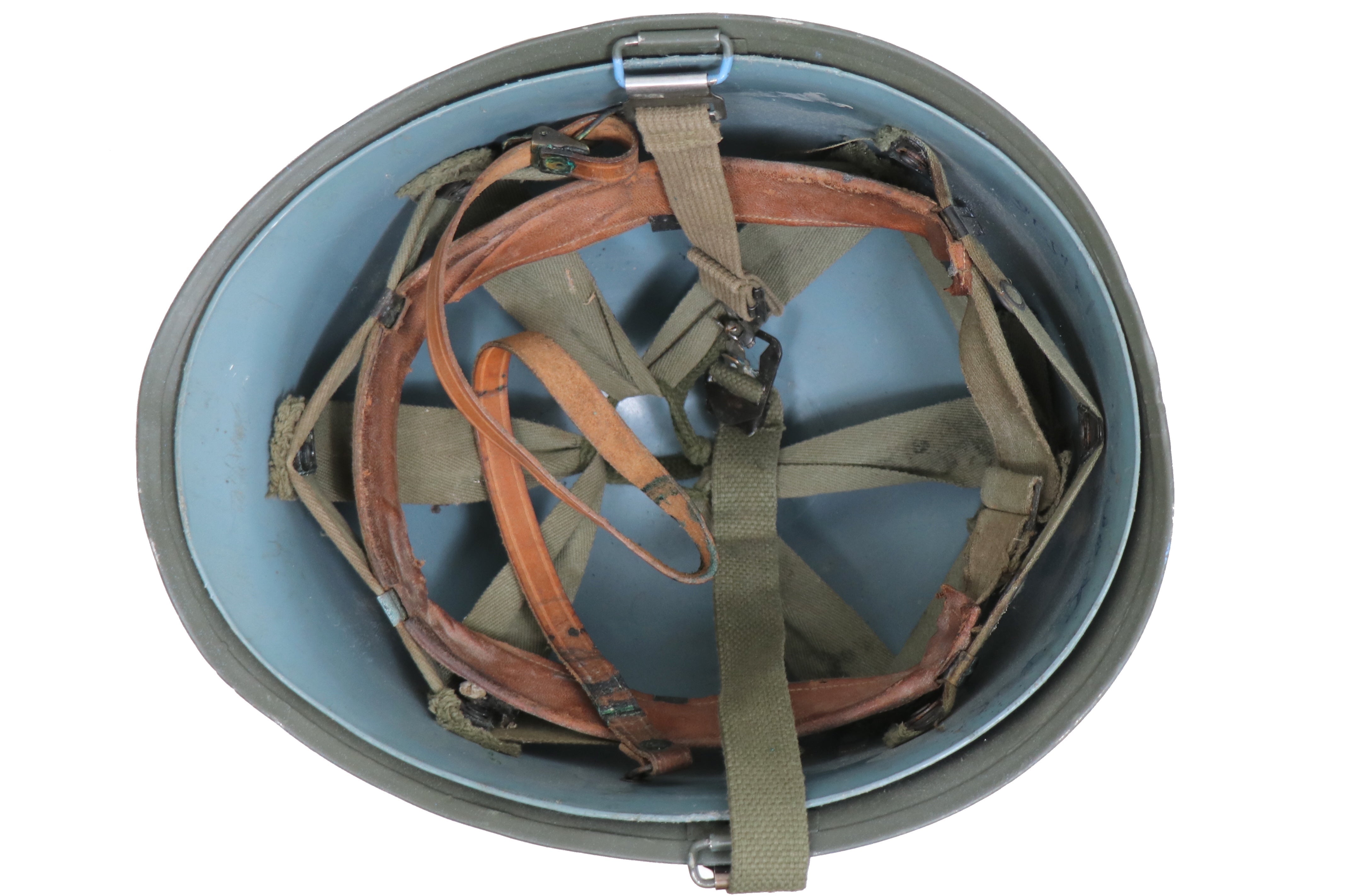 Belgian Light Blue M1 Helmet with Liner