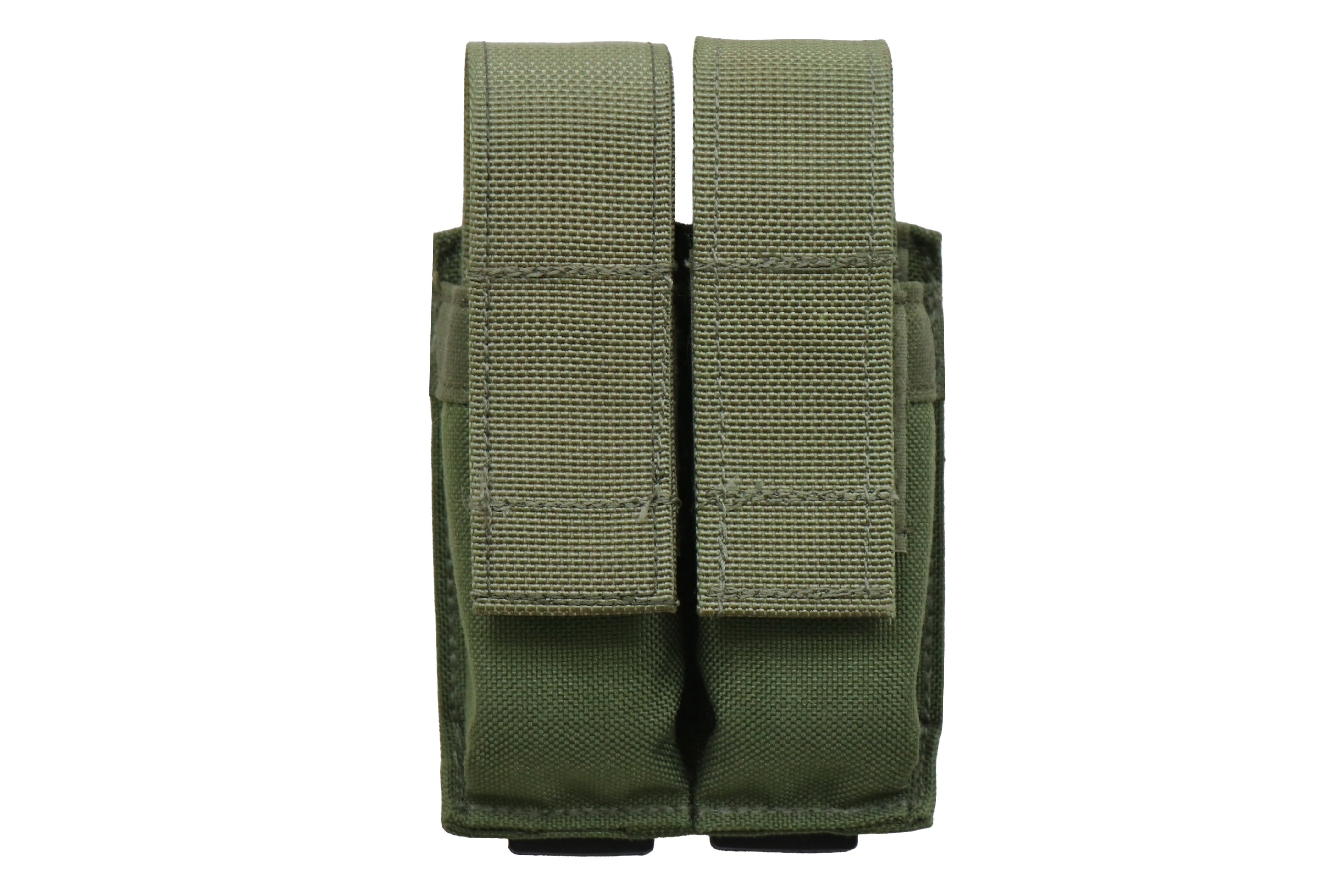 US Military Green Tactical Tailor Double Pistol Mag Pouch