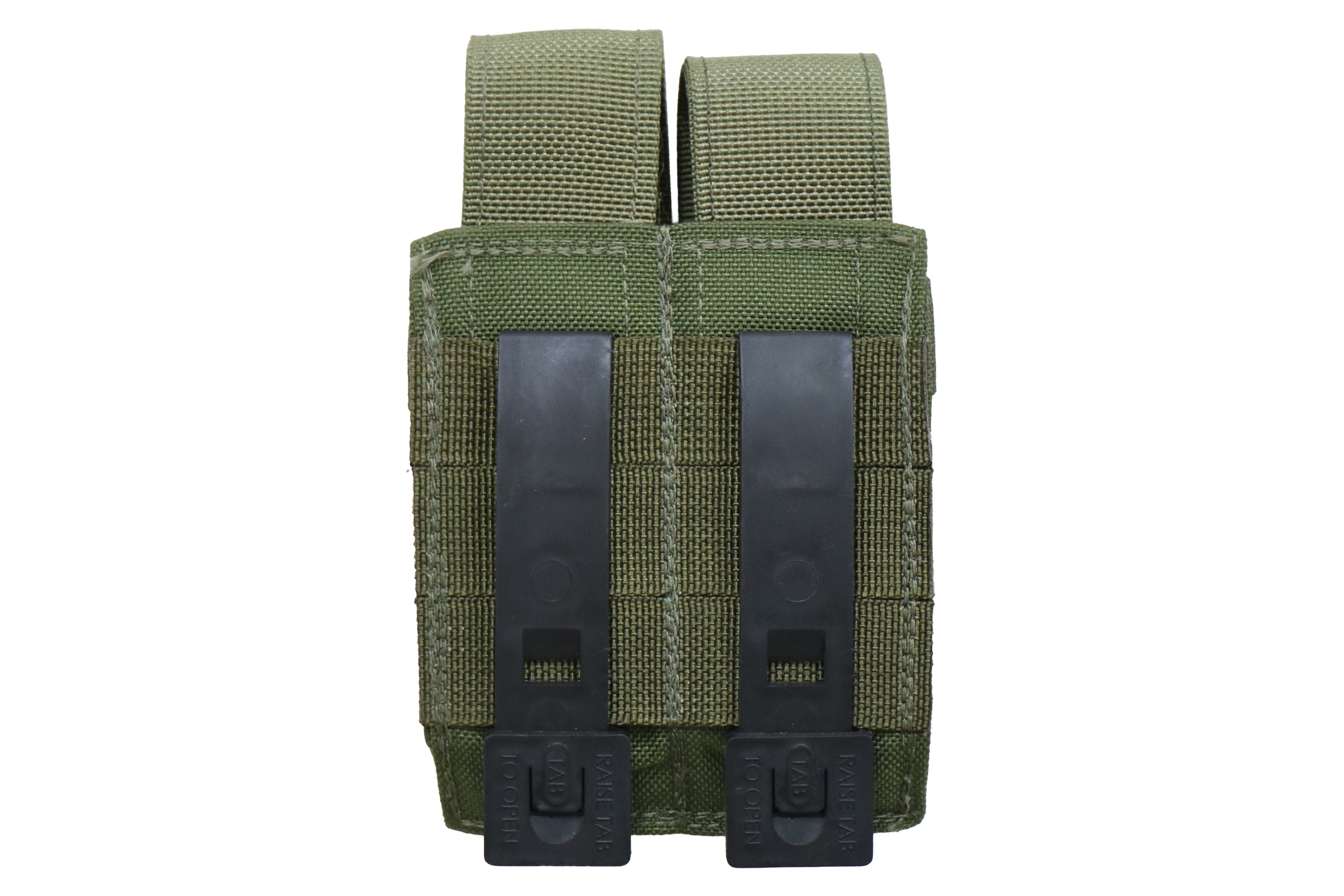 US Military Green Tactical Tailor Double Pistol Mag Pouch