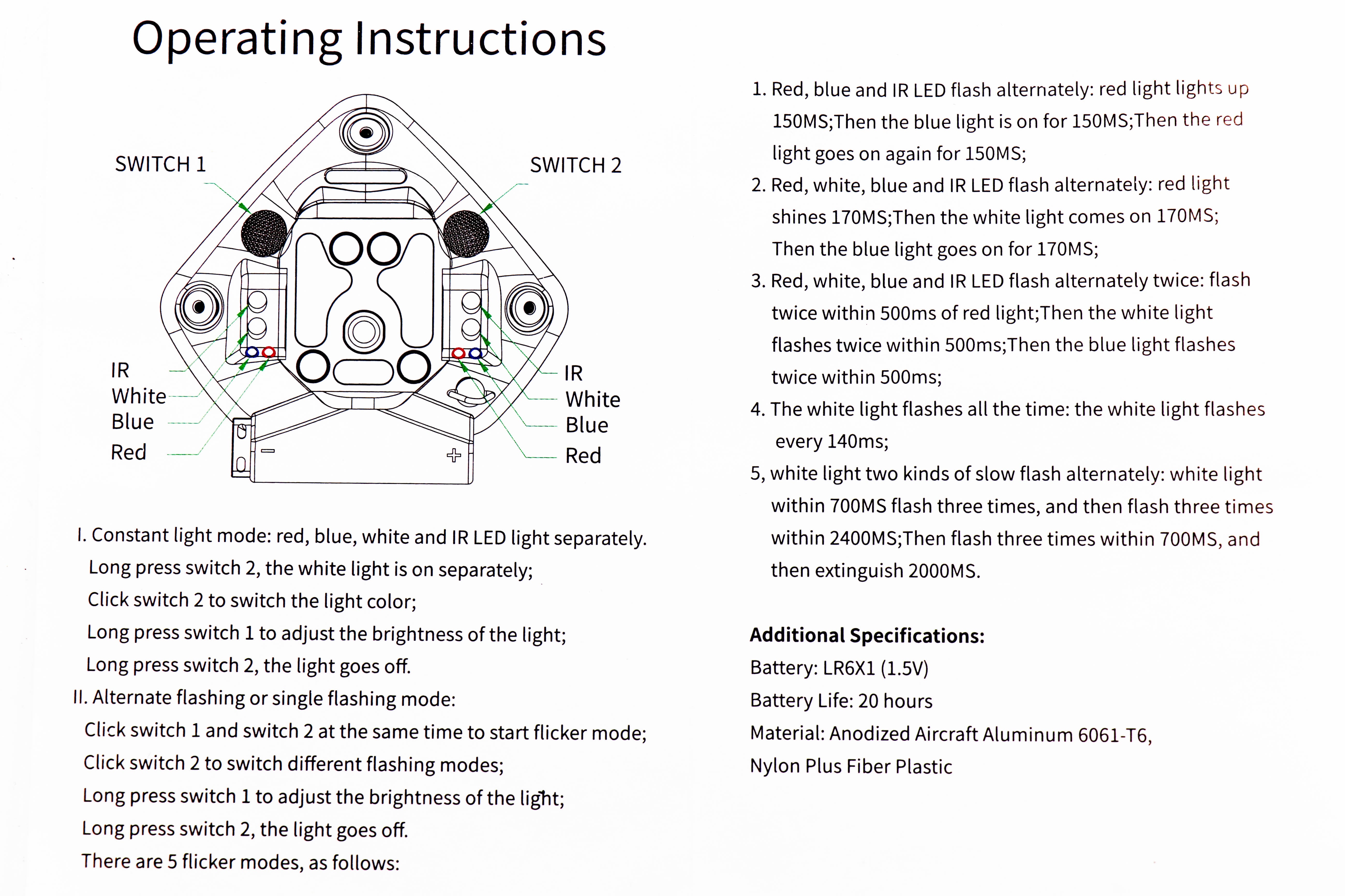 NVG Shroud with Integrated Light Array
