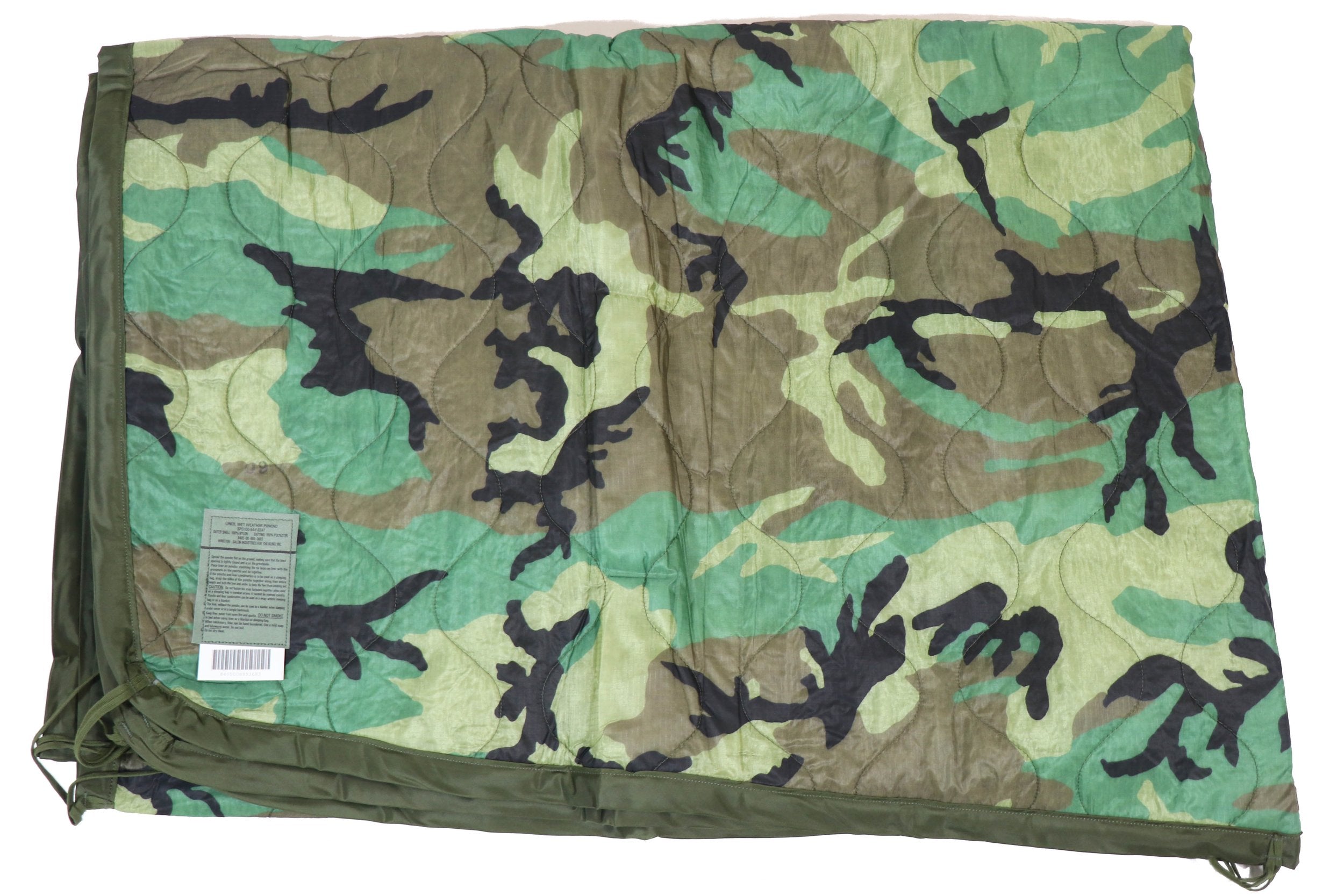 US Military Woodland M81 Woobie Poncho Liner
