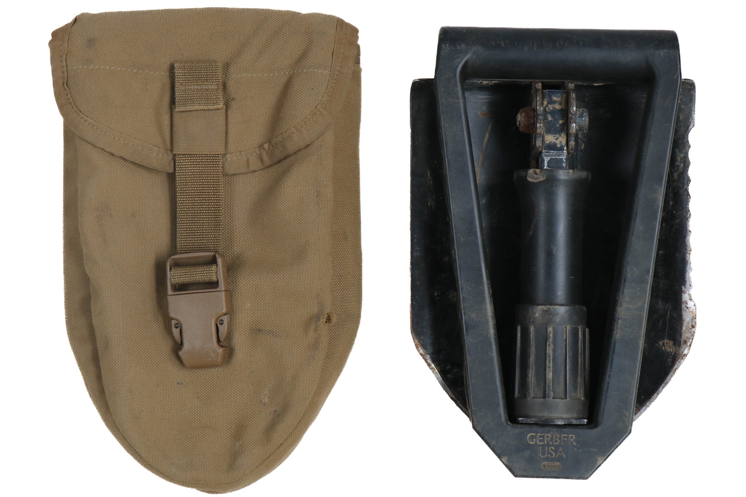 USMC Gerber 2000 Entrenching E-Tool with Pouch